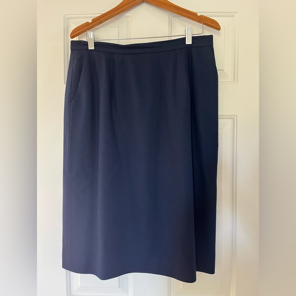 Vintage Pendleton Virgin Wool Skirt